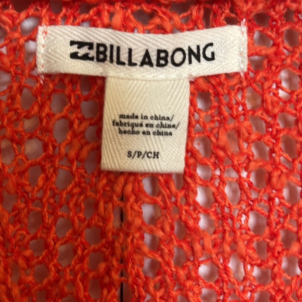 Billabong Rust Color Sweater - Size Small - image 6